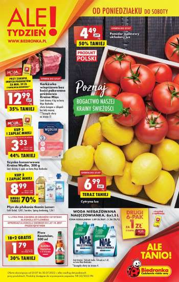 Gazetka Biedronka - 25.07.2022 - 30.07.2022.