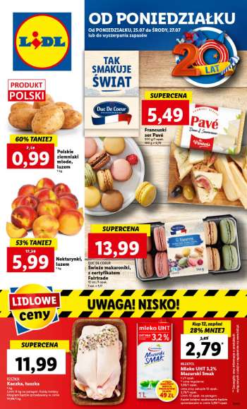 Gazetka Lidl - 25.07.2022 - 27.07.2022.