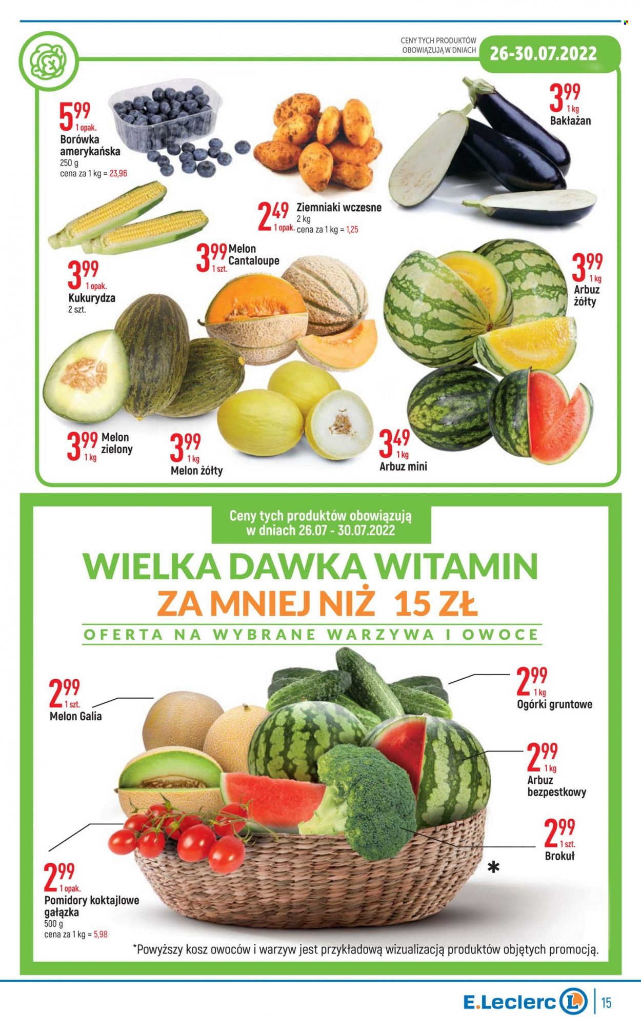 Gazetka E.Leclerc - 26.07.2022 - 6.08.2022. Strona 15