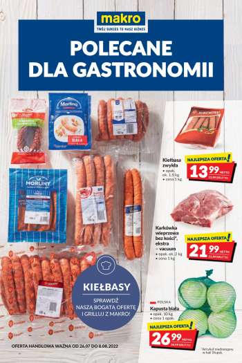 Gazetka Makro - 26.07.2022 - 8.08.2022.