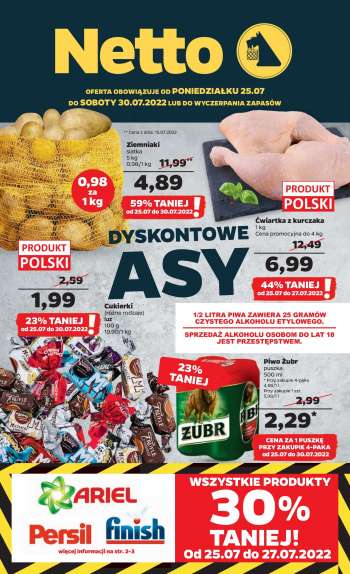 Gazetka Netto - 25.07.2022 - 30.07.2022.