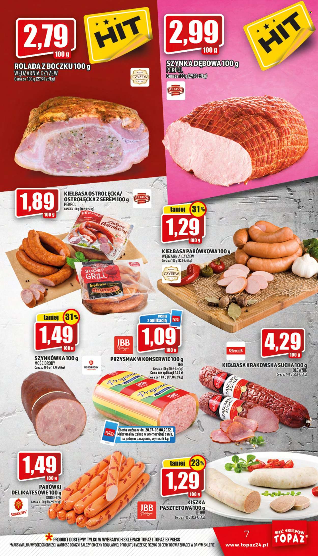 Gazetka Topaz - 28.07.2022 - 3.08.2022. Strona 7