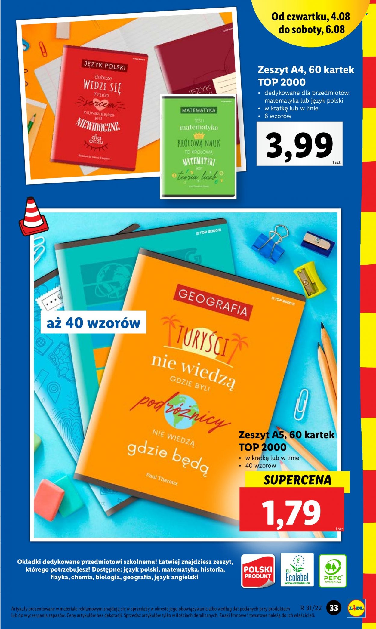 Gazetka Lidl - 1.08.2022 - 6.08.2022. Strona 33