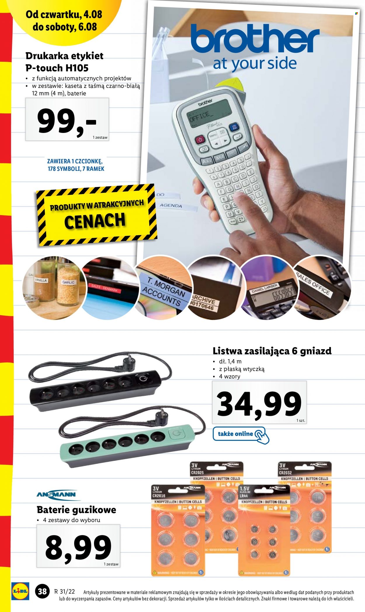 Gazetka Lidl - 1.08.2022 - 6.08.2022. Strona 38
