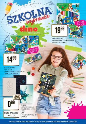 Gazetka Dino - 25.07.2022 - 6.08.2022.