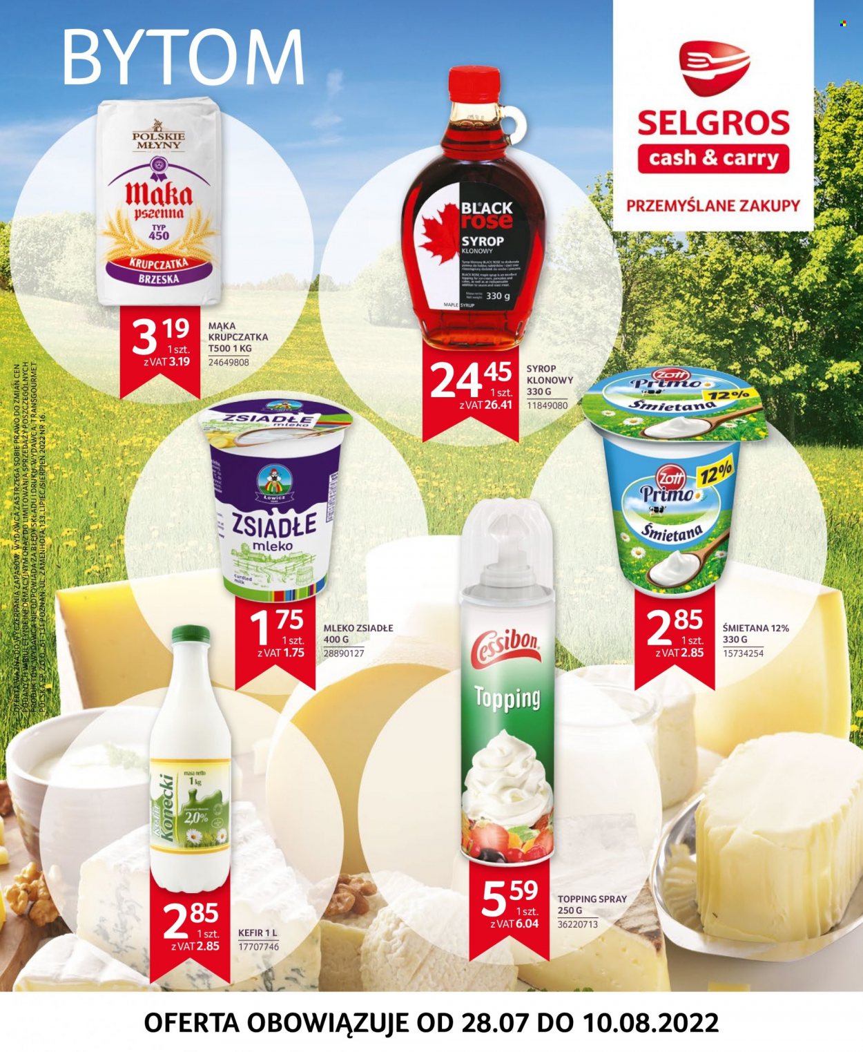 Gazetka Selgros - 28.07.2022 - 10.08.2022. Strona 1