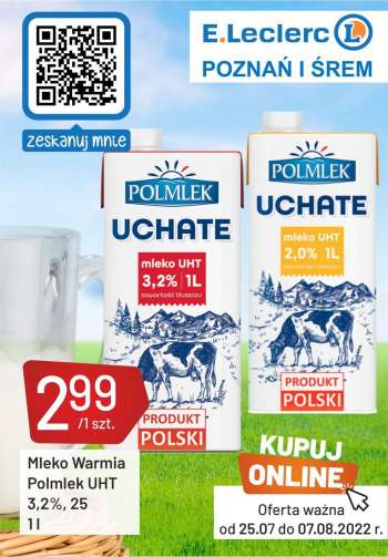 Gazetka E.Leclerc - 25.07.2022 - 7.08.2022.