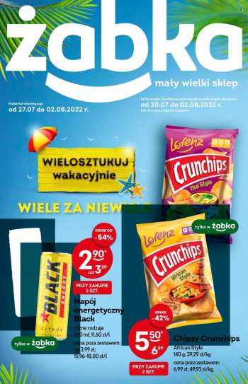 Gazetka Żabka - 20.07.2022 - 2.08.2022.