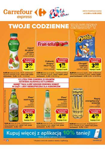 Gazetka Carrefour Express - 2.08.2022 - 8.08.2022.