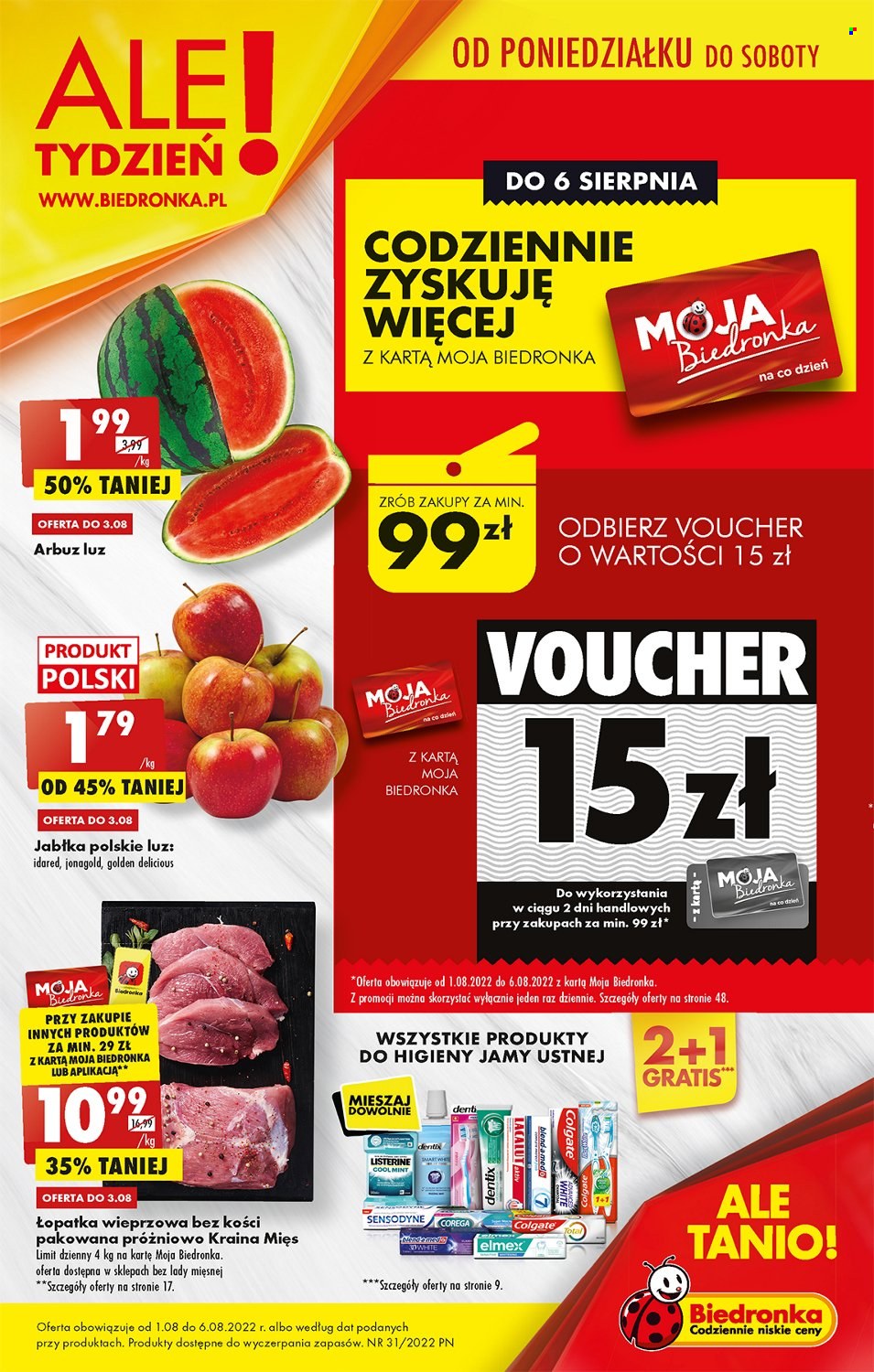Gazetka Biedronka - 1.08.2022 - 6.08.2022. Strona 1