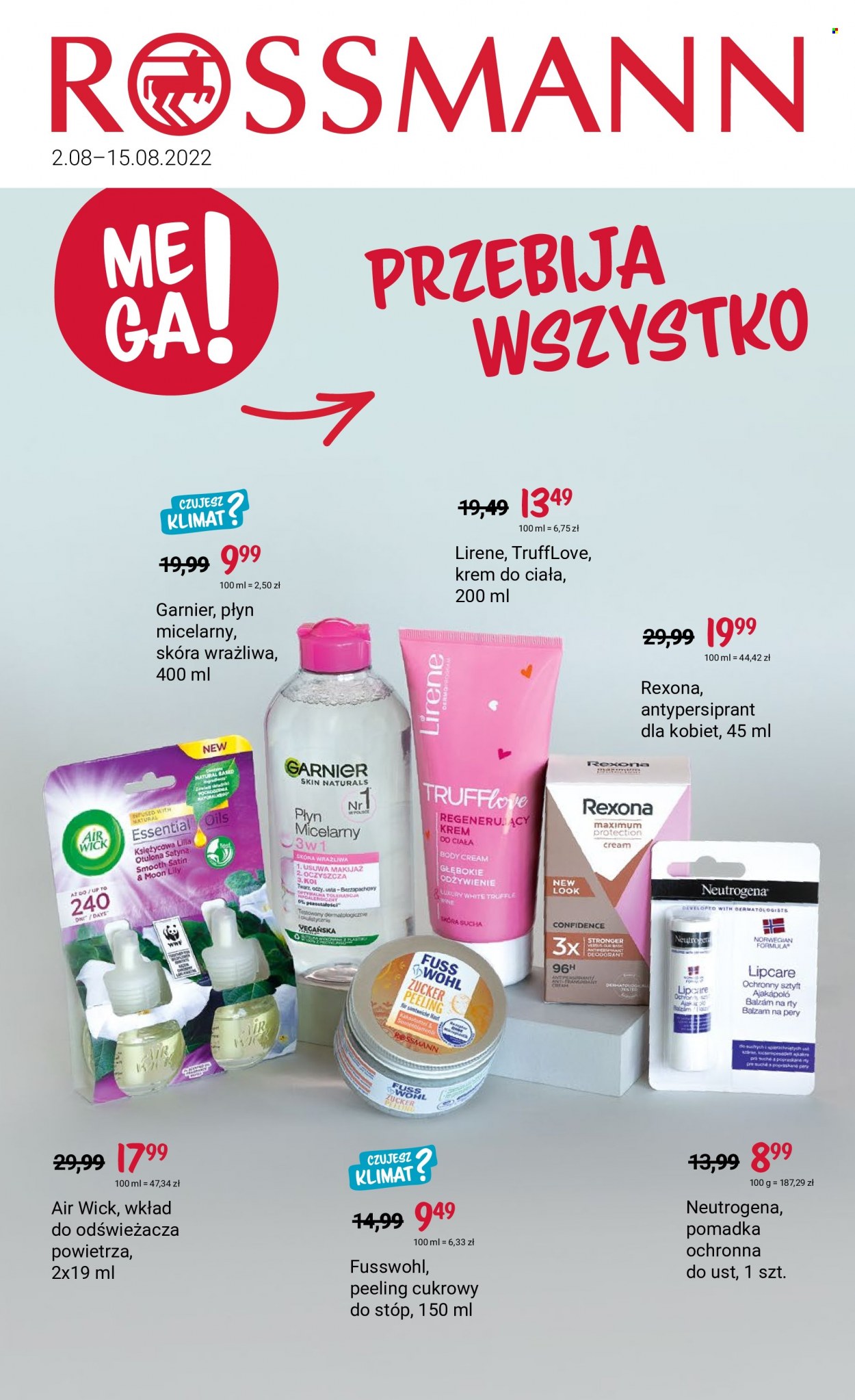 Gazetka Rossmann - 2.08.2022 - 15.08.2022. Strona 1