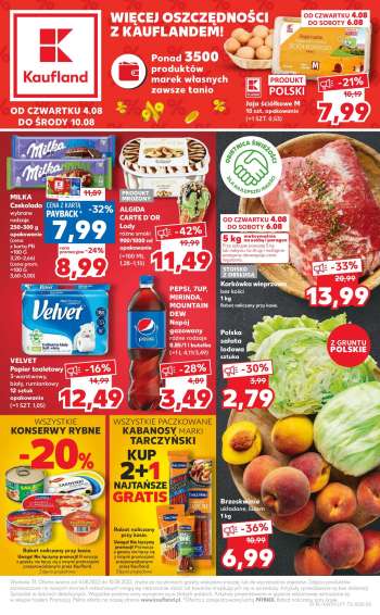 Gazetka Kaufland - 4.08.2022 - 10.08.2022.