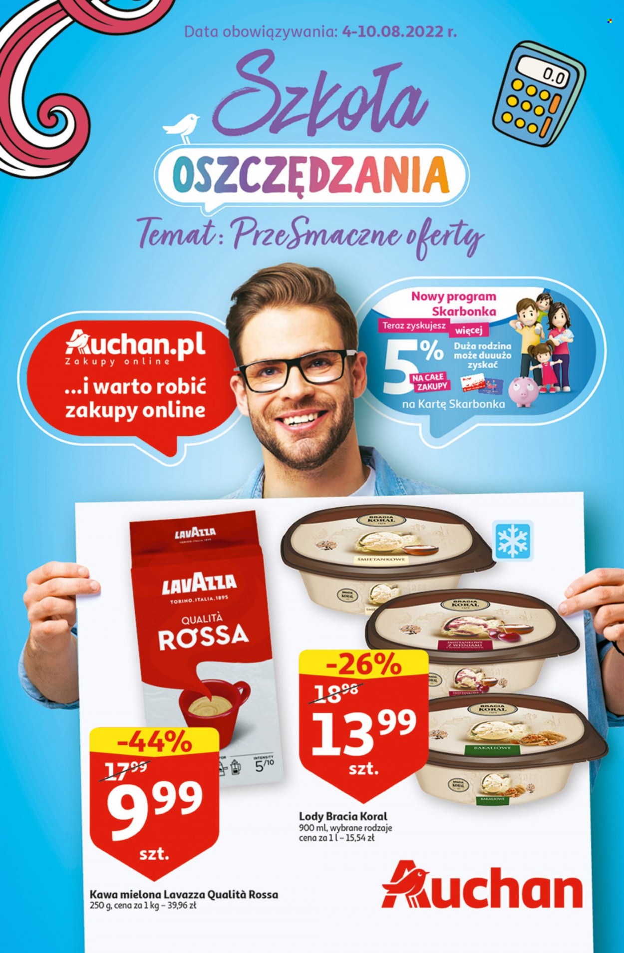 Gazetka Auchan - 4.08.2022 - 10.08.2022. Strona 1
