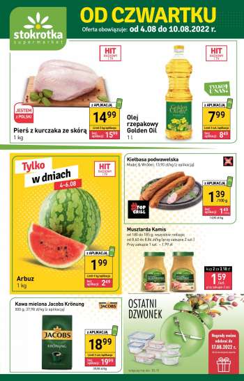 Gazetka Stokrotka Supermarket - 4.08.2022 - 10.08.2022.