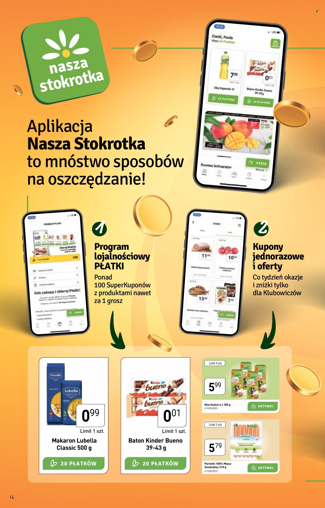 Gazetka Stokrotka Supermarket - 4.08.2022 - 10.08.2022. Strona 14