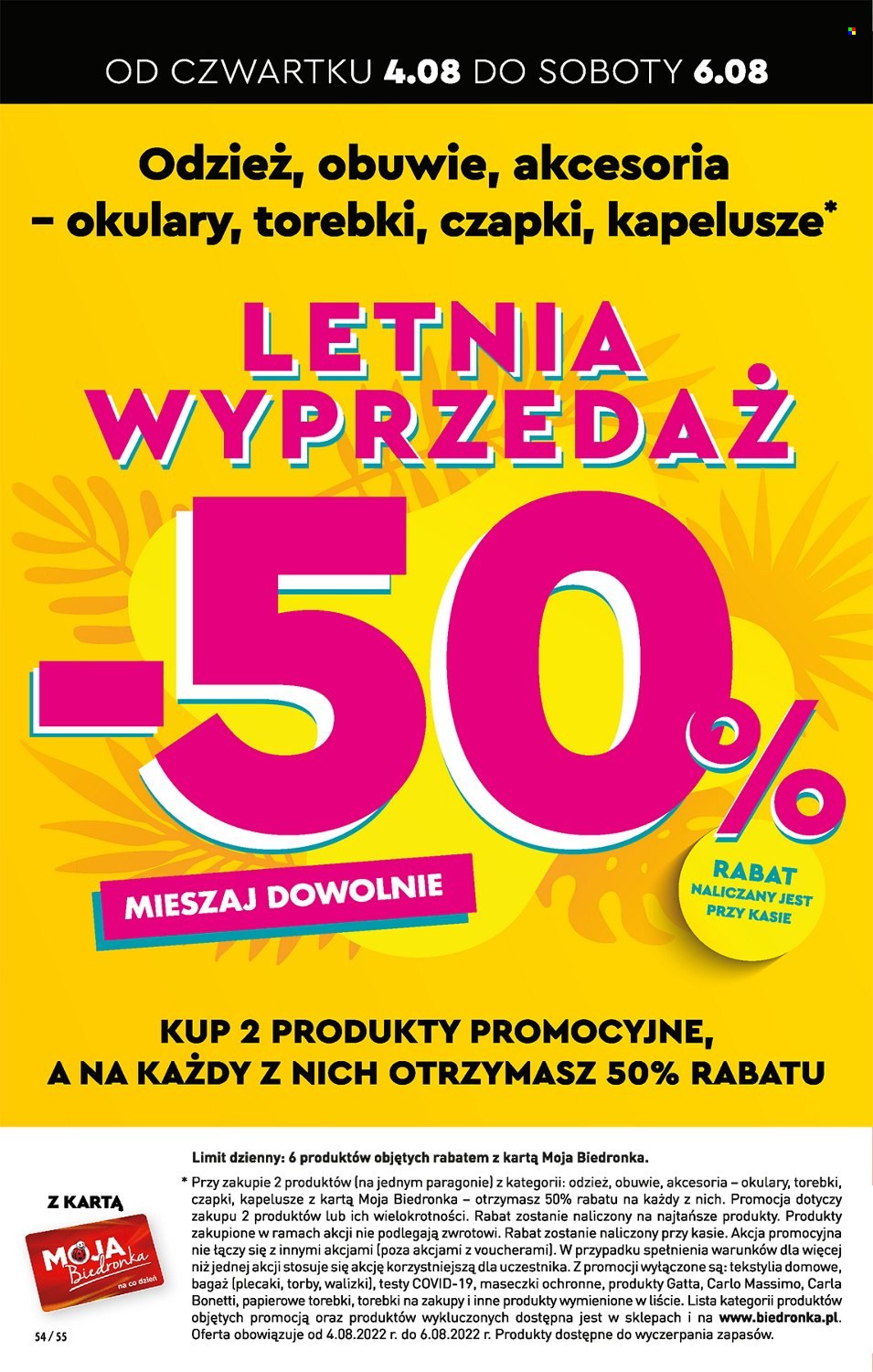 Gazetka Biedronka - 4.08.2022 - 10.08.2022. Strona 54