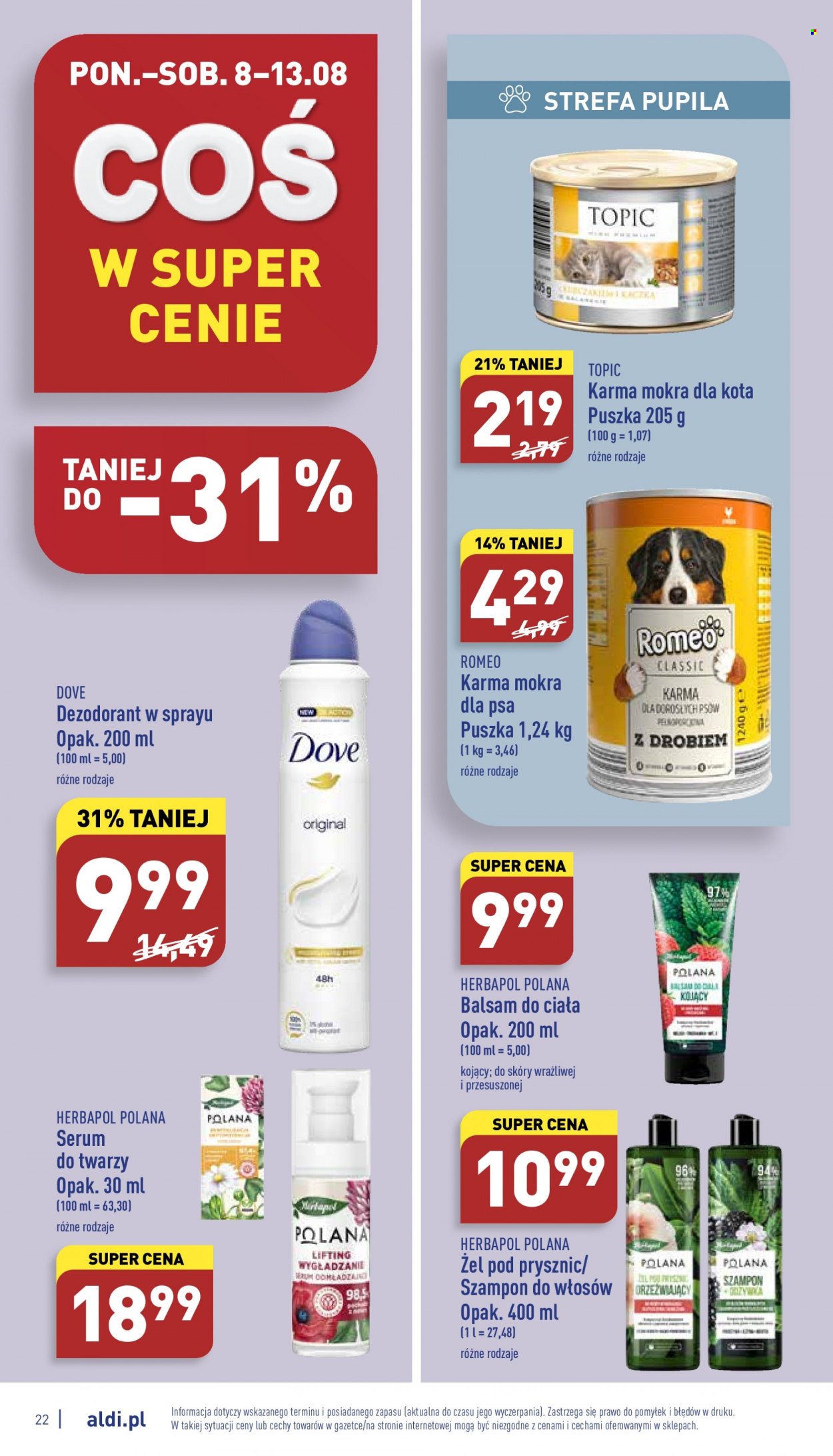 Gazetka ALDI - 8.08.2022 - 13.08.2022. Strona 22