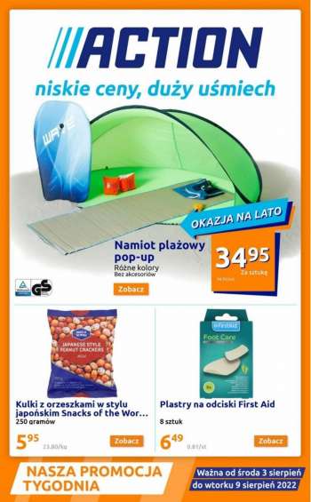 Gazetka Action - 3.08.2022 - 9.08.2022.