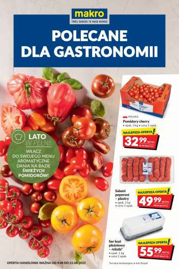 Gazetka Makro - 9.08.2022 - 22.08.2022.
