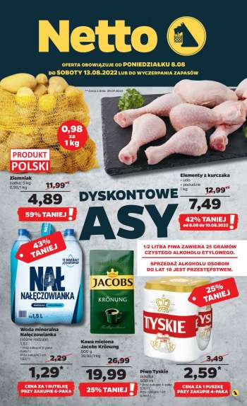 Gazetka Netto - 8.08.2022 - 13.08.2022.