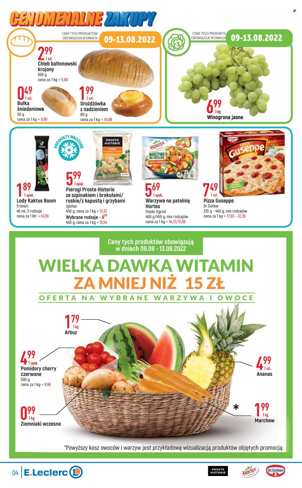 Gazetka E.Leclerc - 9.08.2022 - 20.08.2022. Strona 4