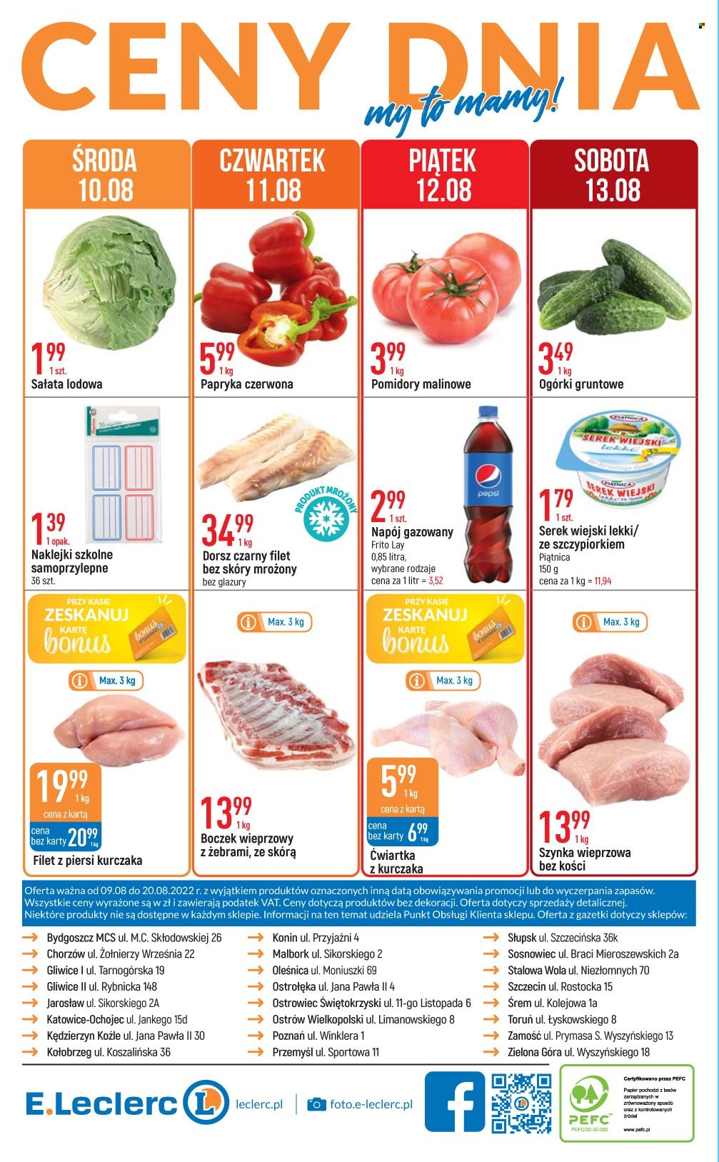 Gazetka E.Leclerc - 9.08.2022 - 20.08.2022. Strona 20
