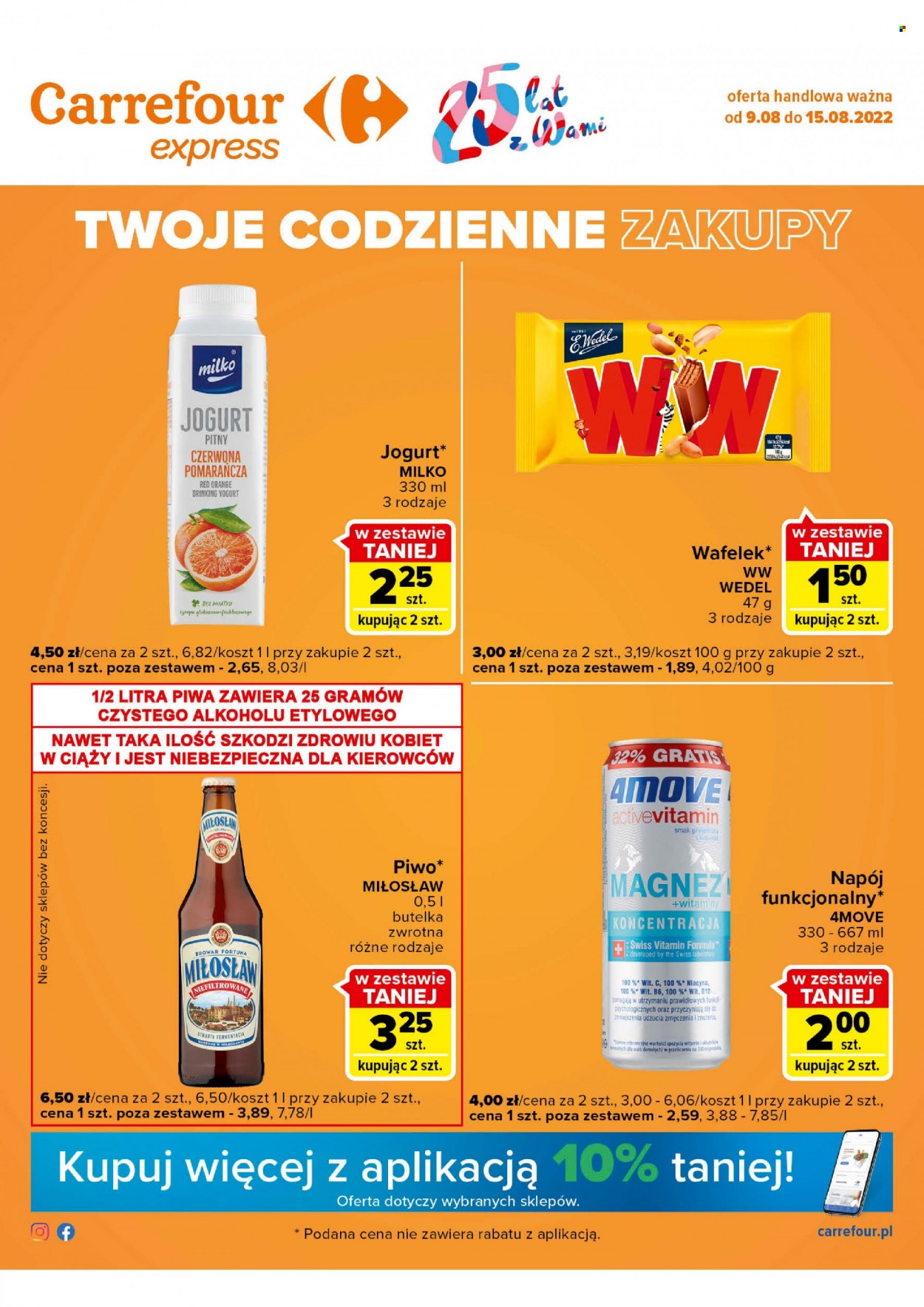 Gazetka Carrefour Express - 9.08.2022 - 15.08.2022. Strona 1