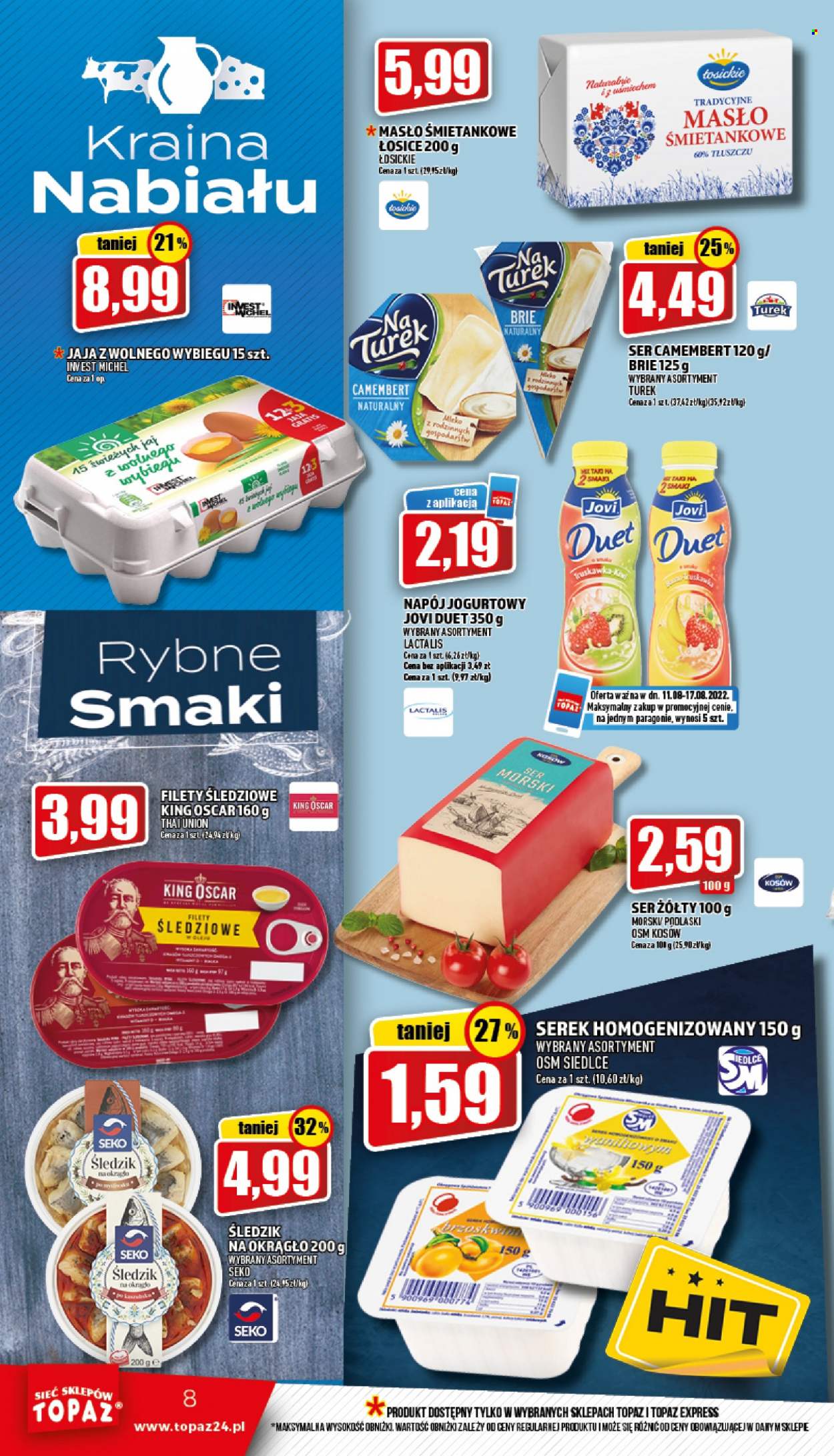 Gazetka Topaz - 11.08.2022 - 17.08.2022. Strona 8