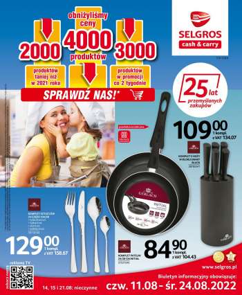 Gazetka Selgros - 11.08.2022 - 24.08.2022.