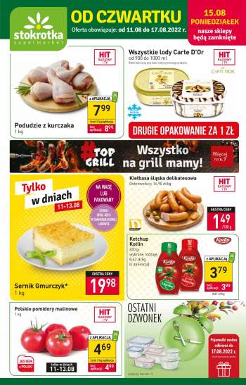Gazetka Stokrotka Supermarket - 11.08.2022 - 17.08.2022.