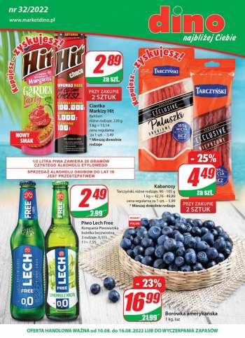 Gazetka Dino - 10.08.2022 - 16.08.2022.