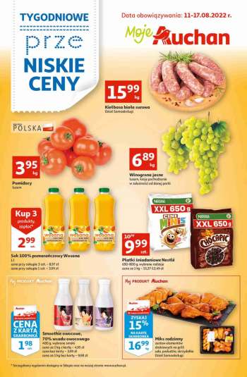 Gazetka Auchan - 11.08.2022 - 17.08.2022.