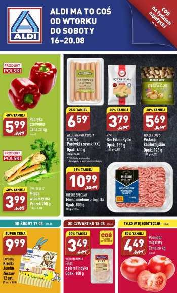 Gazetka ALDI - 16.08.2022 - 20.08.2022.