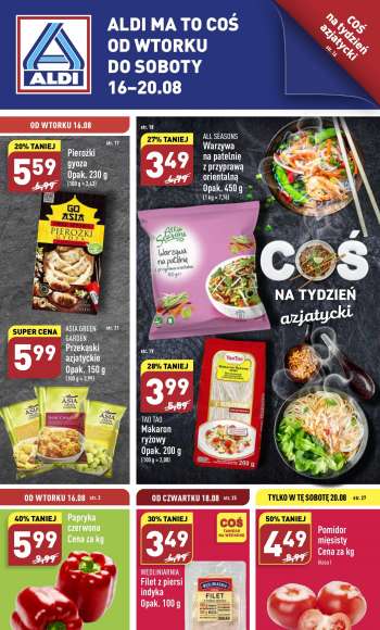 Gazetka ALDI - 16.08.2022 - 20.08.2022.