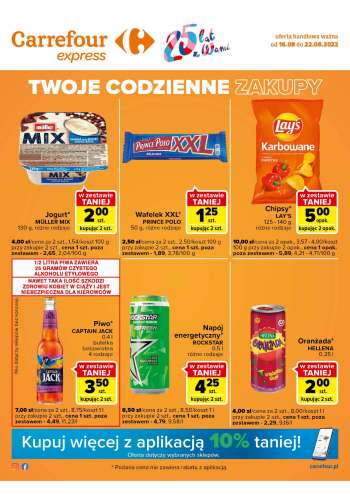 Gazetka Carrefour Express - 16.08.2022 - 22.08.2022.