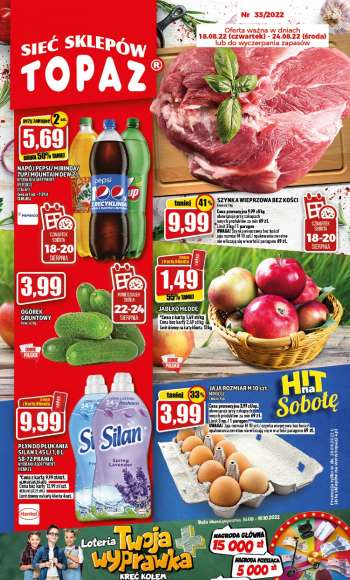 Gazetka Topaz - 18.08.2022 - 24.08.2022.