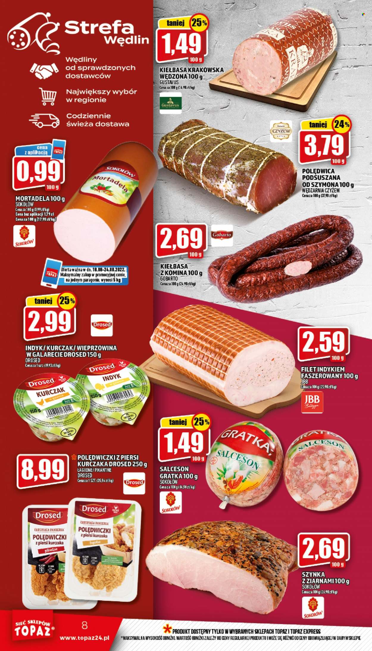 Gazetka Topaz - 18.08.2022 - 24.08.2022. Strona 8