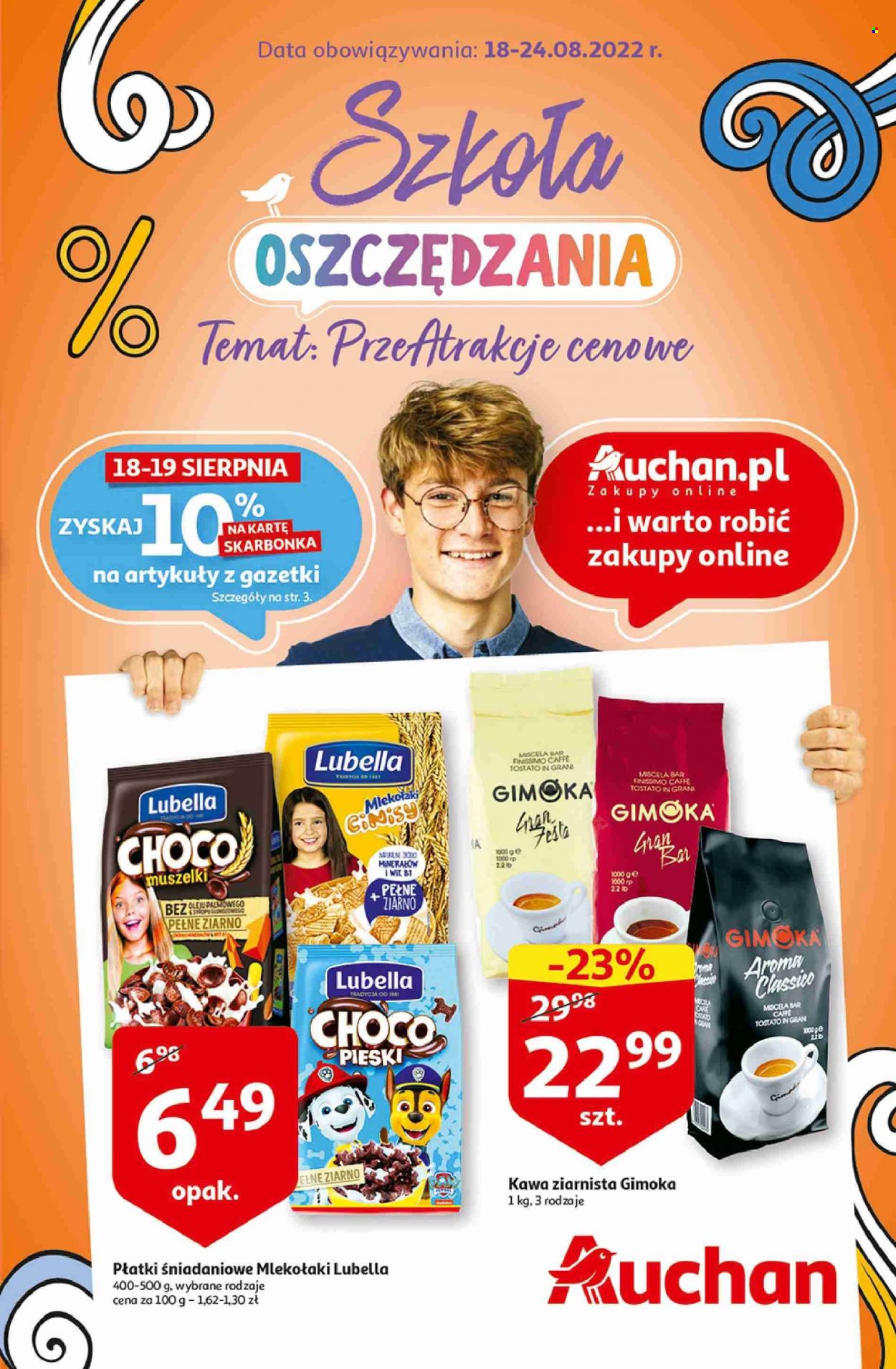 Gazetka Auchan - 18.08.2022 - 24.08.2022. Strona 1