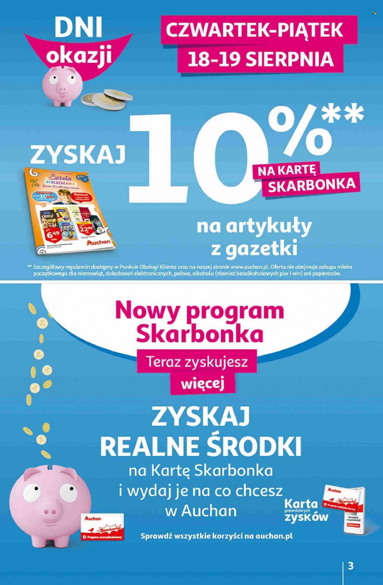 Gazetka Auchan - 18.08.2022 - 24.08.2022. Strona 3