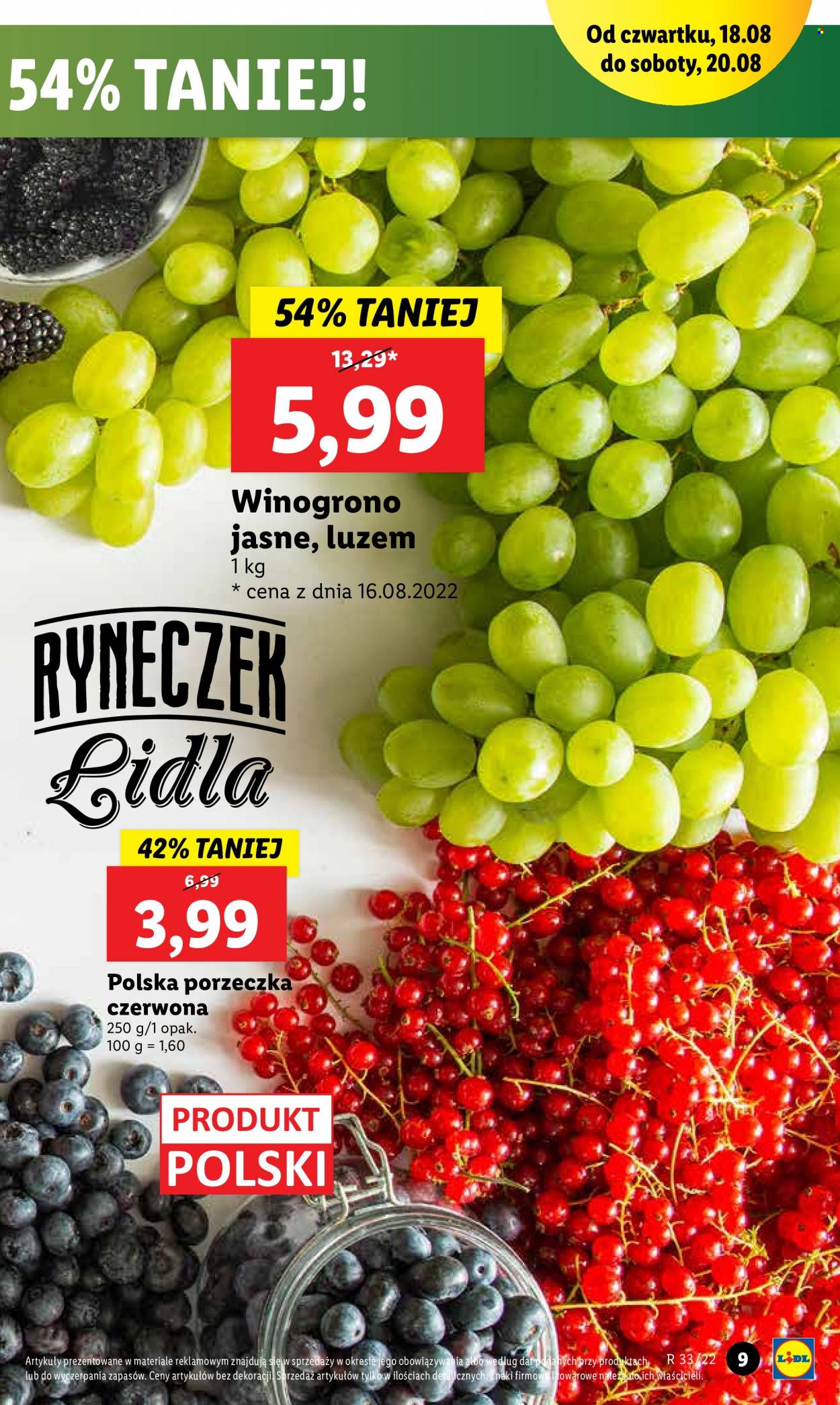 Gazetka Lidl - 18.08.2022 - 20.08.2022. Strona 9