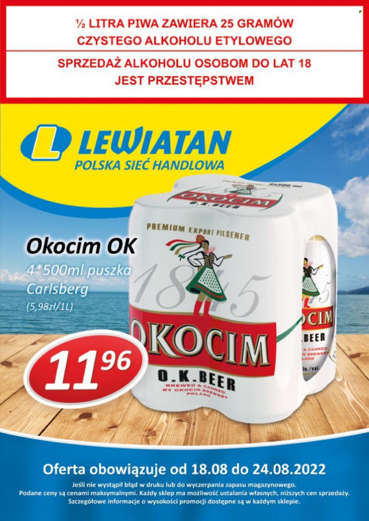 Gazetka Lewiatan - 18.08.2022 - 24.08.2022. Strona 1