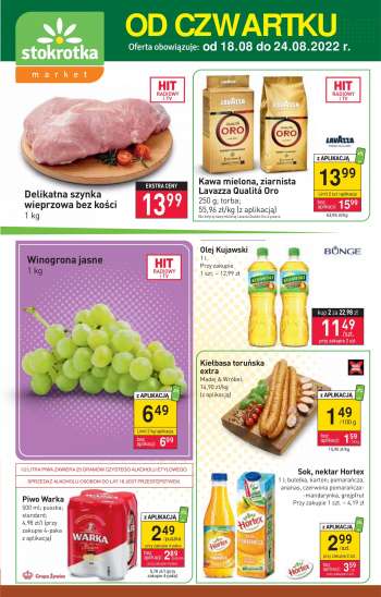 Gazetka Stokrotka Market - 18.08.2022 - 24.08.2022.