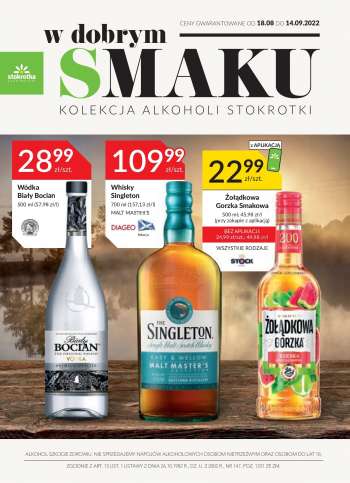 Gazetka Stokrotka Supermarket - 18.08.2022 - 14.09.2022.