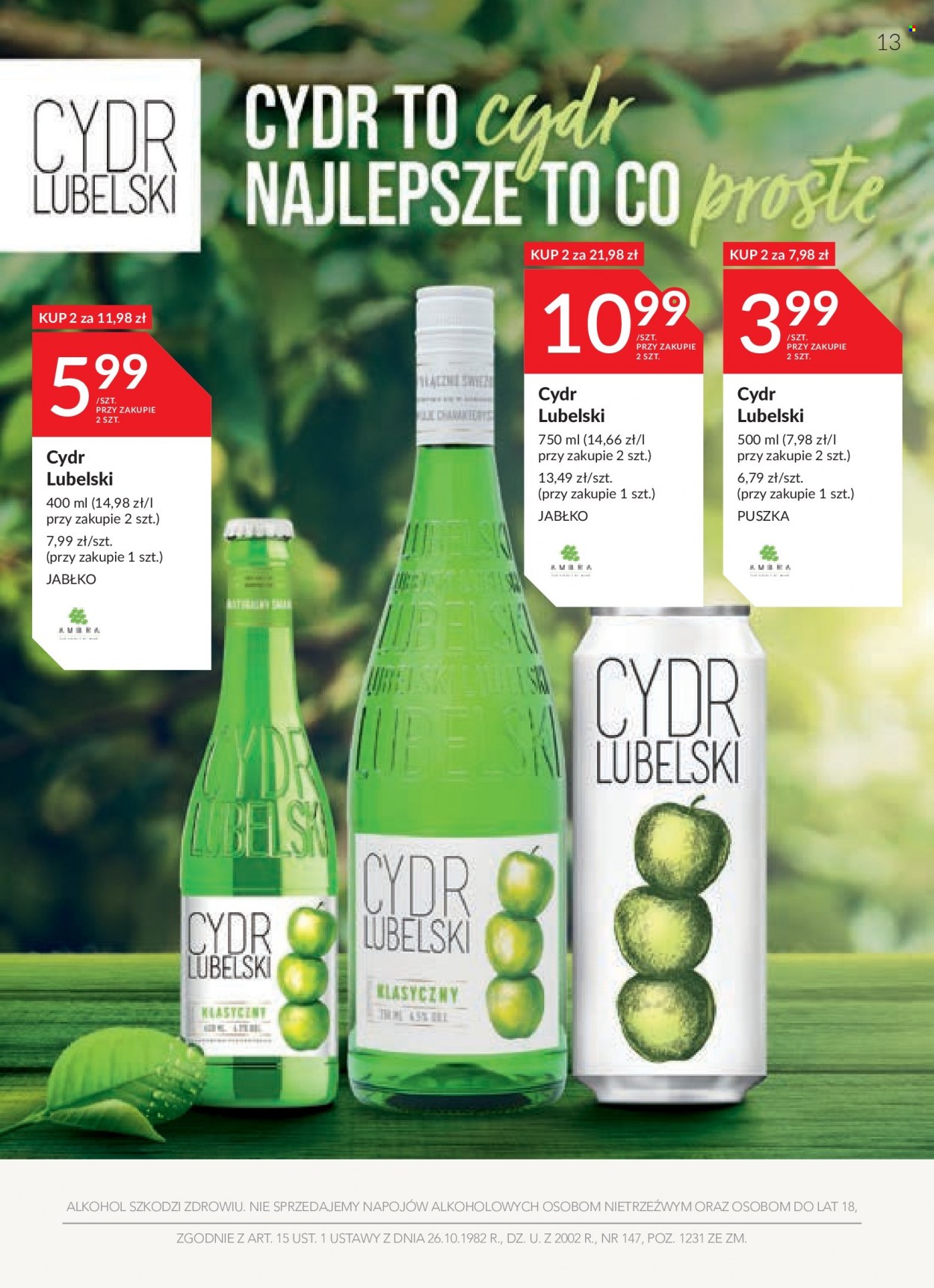 Gazetka Stokrotka Supermarket - 18.08.2022 - 14.09.2022. Strona 13
