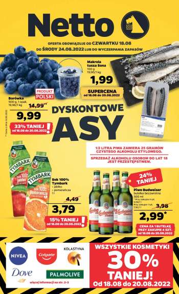 Gazetka Netto - 18.08.2022 - 24.08.2022.
