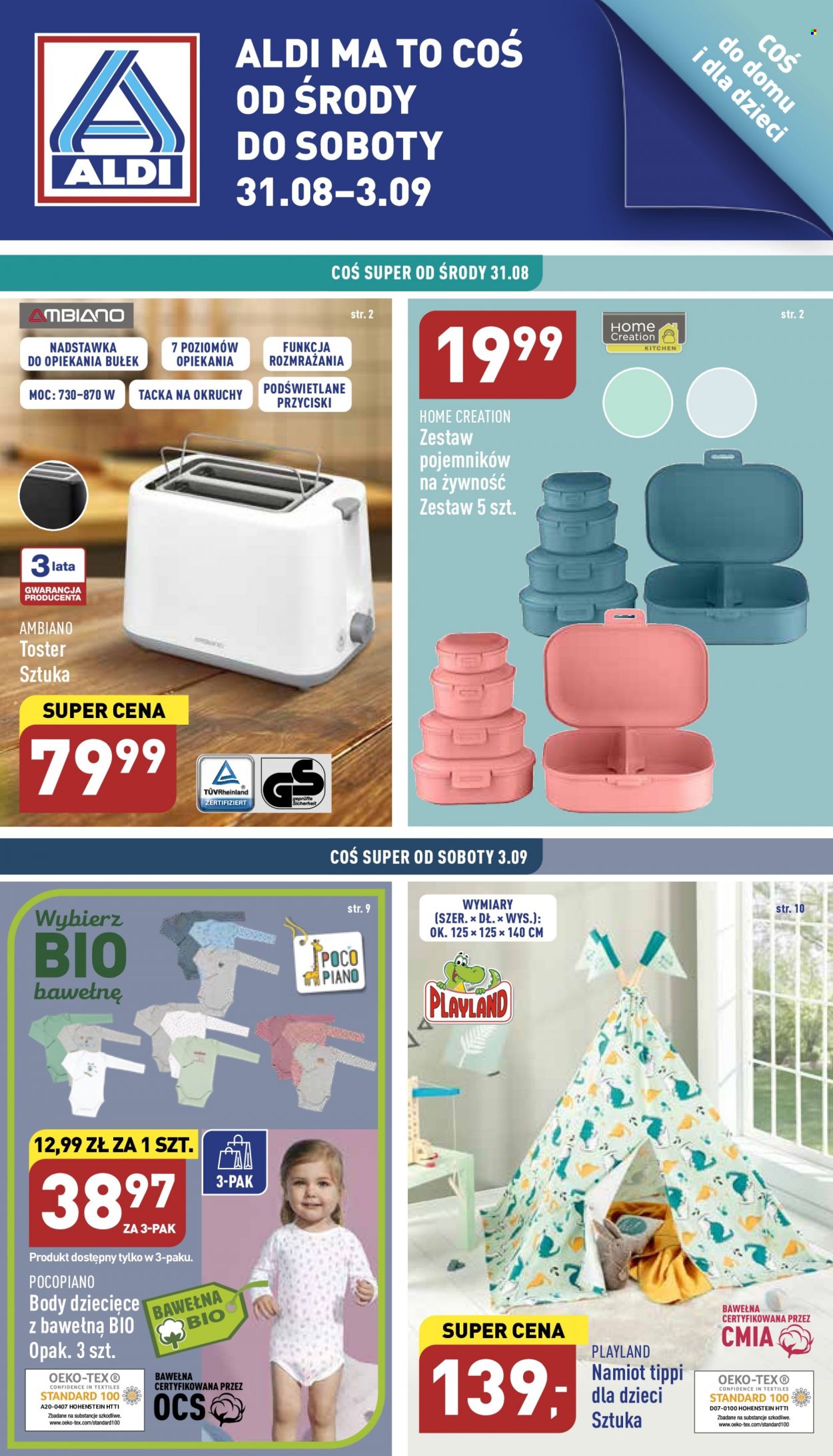 Gazetka ALDI - 31.08.2022 - 3.09.2022. Strona 1