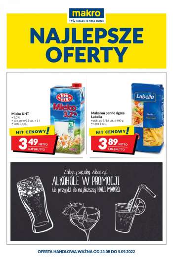 Gazetka Makro - 23.08.2022 - 5.09.2022.