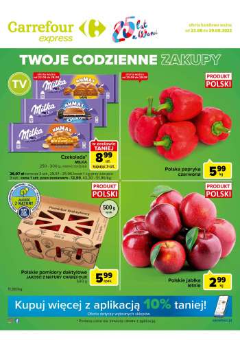 Gazetka Carrefour Express - 23.08.2022 - 29.08.2022.