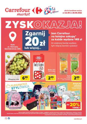 Gazetka Carrefour Market - 22.08.2022 - 28.08.2022.