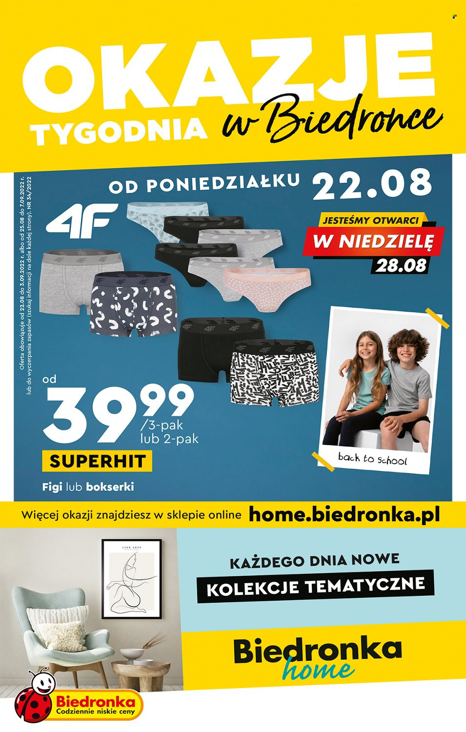Gazetka Biedronka - 22.08.2022 - 7.09.2022. Strona 1